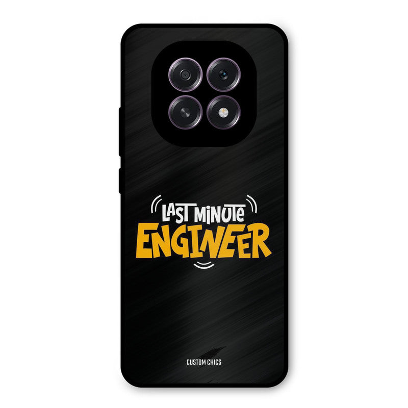 Last Minute Engineer Oppo F29 Mobile Back Cover - Typography PrintShield Case