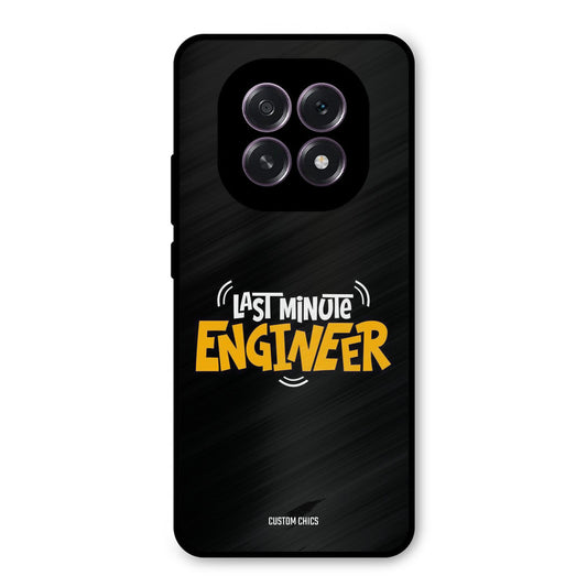 Last Minute Engineer Oppo F29 Mobile Back Cover - Typography PrintShield Case