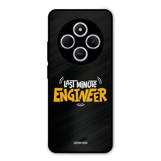 Last Minute Engineer Poco M7 Mobile Back Cover - Typography PrintShield Case