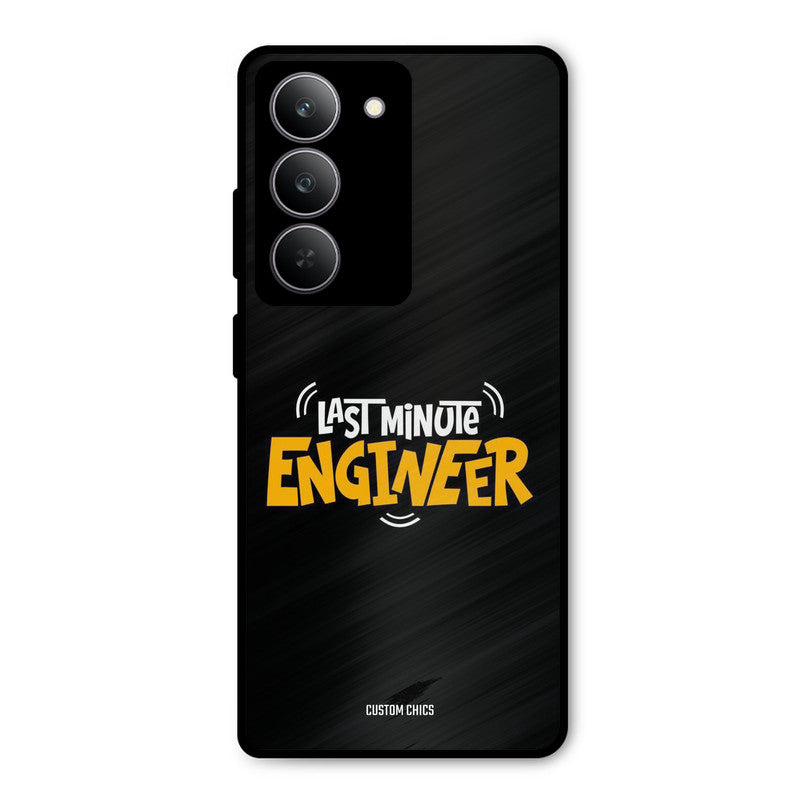 Last Minute Engineer Realme 14x Mobile Back Cover - Typography PrintShield Case