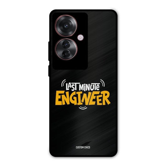 Last Minute Engineer Oppo F25 Pro Mobile Back Cover - Typography PrintShield Case