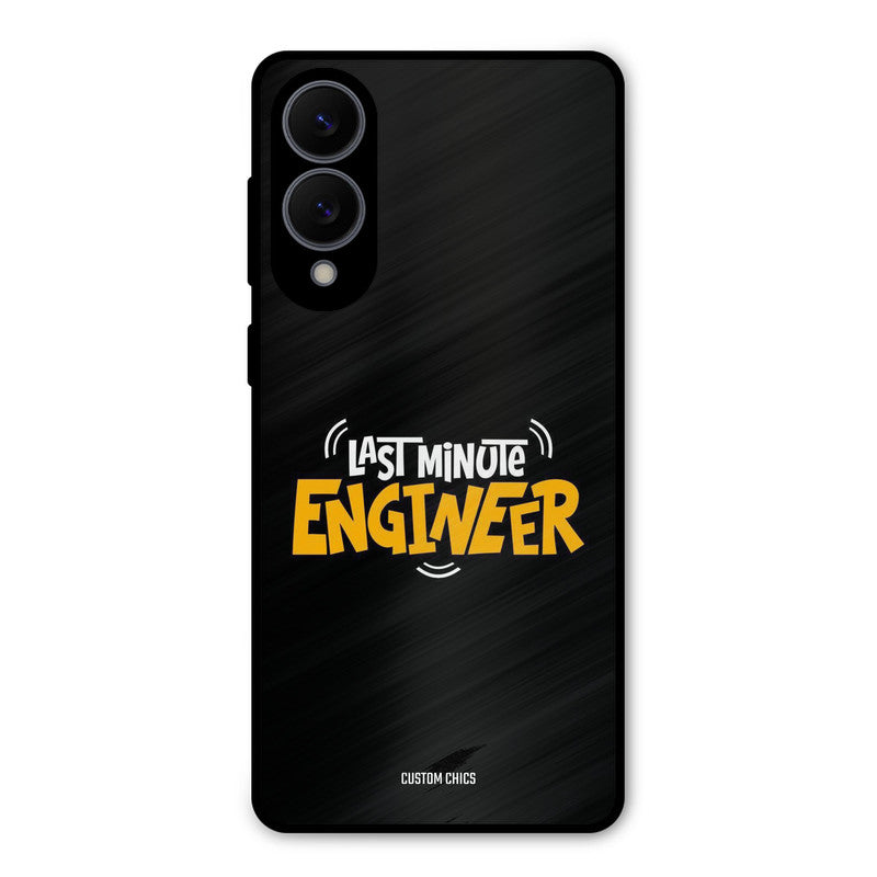 Last Minute Engineer Samsung Galaxy S25 Edge Mobile Back Cover - Typography PrintShield Case