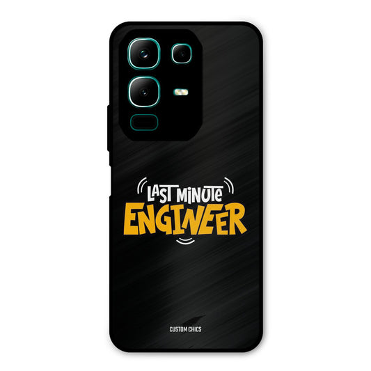 Last Minute Engineer Infinix Note 50x Mobile Back Cover - Typography PrintShield Case