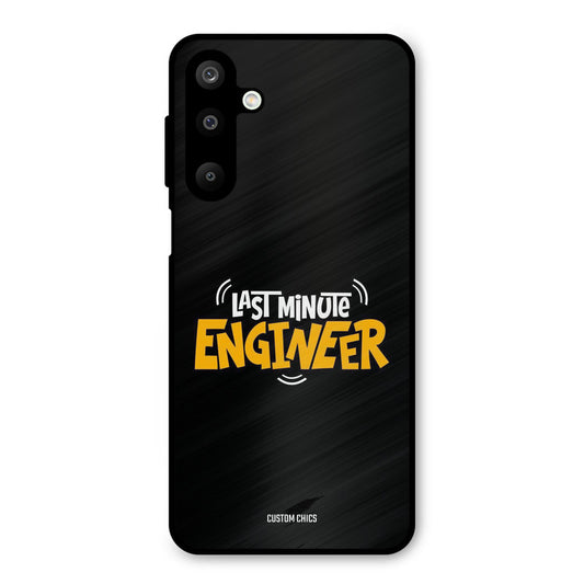 Last Minute Engineer Samsung Galaxy M16 Mobile Back Cover - Typography PrintShield Case