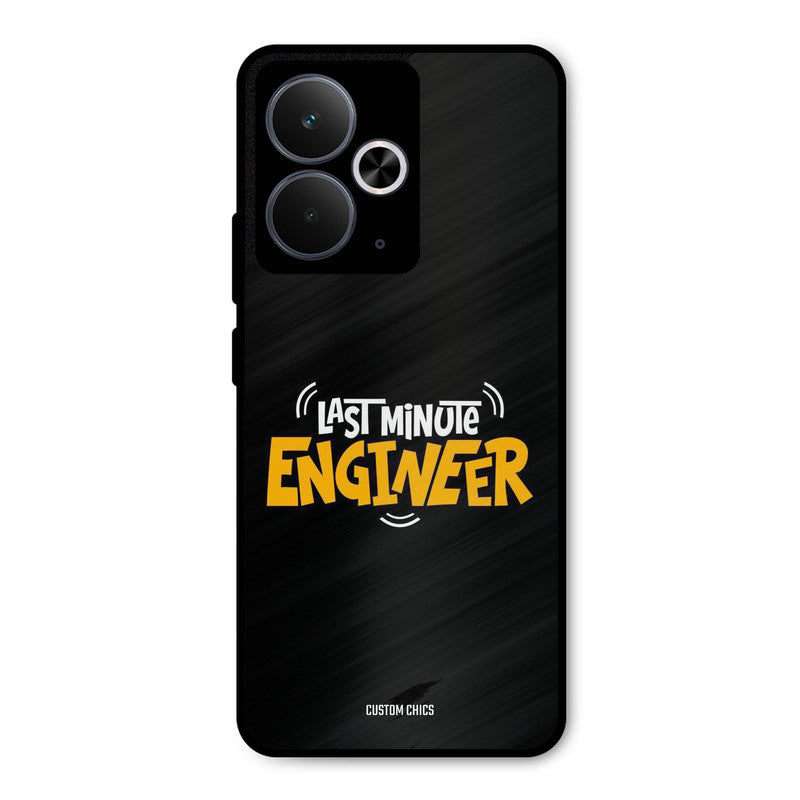 Last Minute Engineer Realme 14T Mobile Back Cover - Typography PrintShield Case