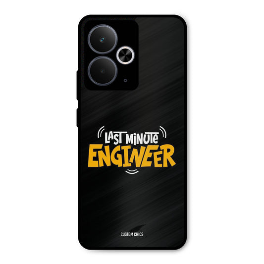 Last Minute Engineer Realme 14T Mobile Back Cover - Typography PrintShield Case