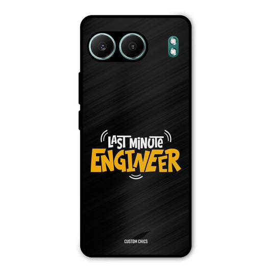 Last Minute Engineer OnePlus Nord 4 Mobile Back Cover - Typography PrintShield Case