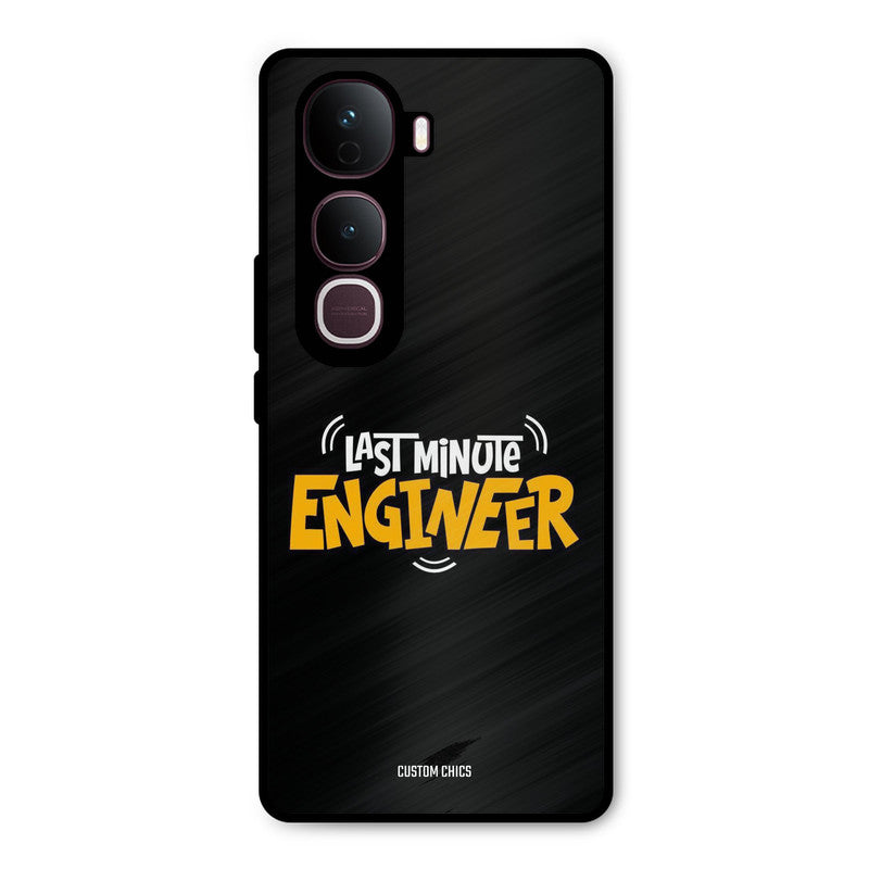 Last Minute Engineer Vivo Y400 Pro Mobile Back Cover - Typography PrintShield Case