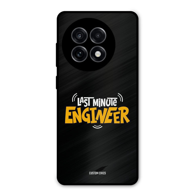 Last Minute Engineer OnePlus 13R Mobile Back Cover - Typography PrintShield Case
