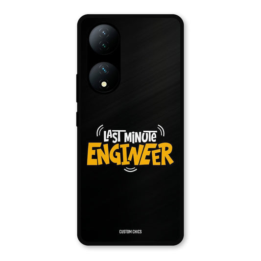 Last Minute Engineer Vivo Y100 Mobile Back Cover - Typography PrintShield Case