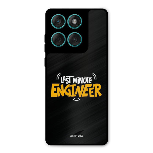 Last Minute Engineer Motorola Edge 60 Mobile Back Cover - Typography PrintShield Case