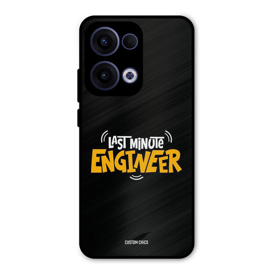 Last Minute Engineer Oppo Reno 13 5G Mobile Back Cover - Typography PrintShield Case