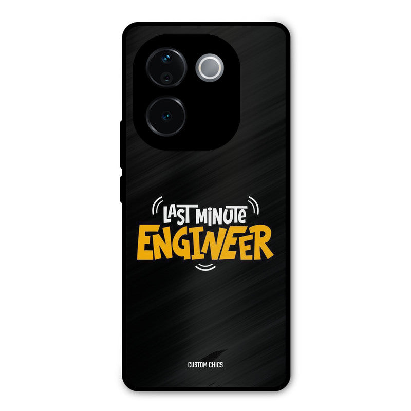 Last Minute Engineer Vivo T3 Pro Mobile Back Cover - Typography PrintShield Case