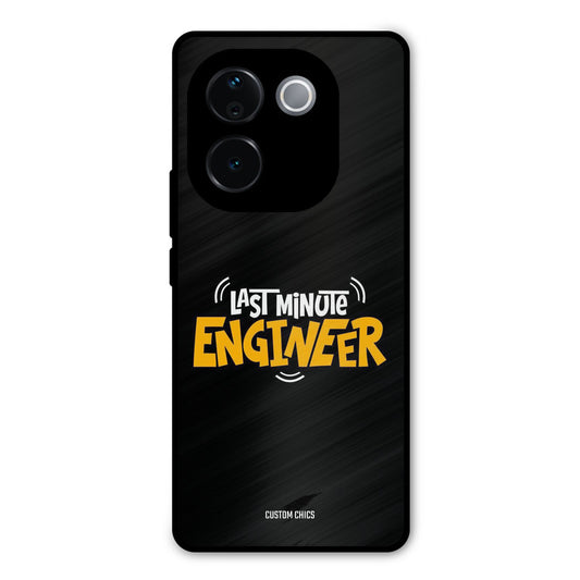 Last Minute Engineer Vivo T3 Pro Mobile Back Cover - Typography PrintShield Case