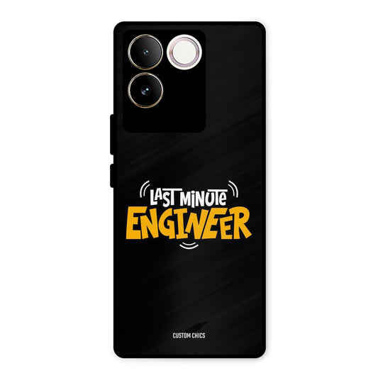 Last Minute Engineer iQOO Z7 Pro Mobile Back Cover - Typography PrintShield Case