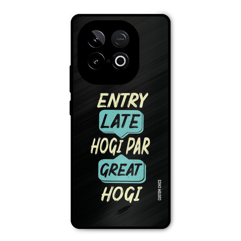 Late And Great iQOO Neo 10 Mobile Back Cover - Typography PrintShield Case