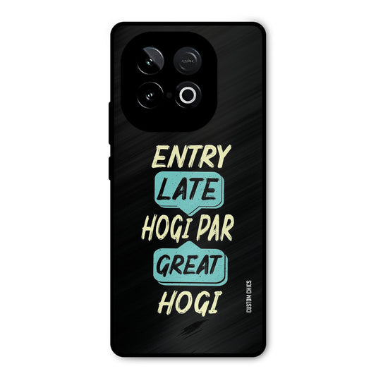 Late And Great iQOO Neo 10 Mobile Back Cover - Typography PrintShield Case