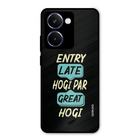 Late And Great Realme P3 Ultra Mobile Back Cover - Typography PrintShield Case