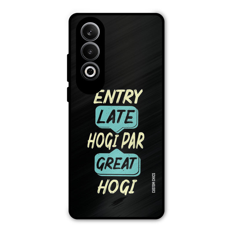 Late And Great OnePlus Nord CE4 Mobile Back Cover - Typography PrintShield Case