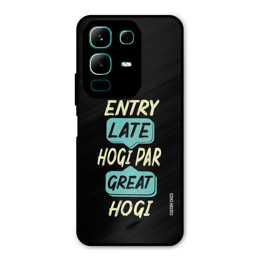 Late And Great Infinix Note 50x Mobile Back Cover - Typography PrintShield Case