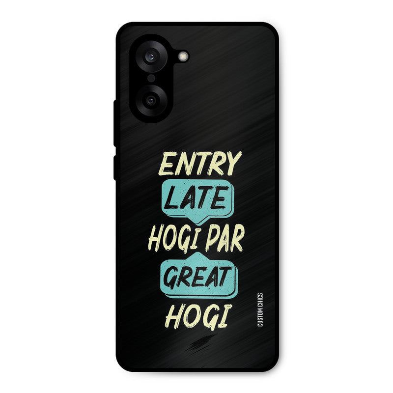 Late And Great Oneplus Nord CE5 Mobile Back Cover - Typography PrintShield Case