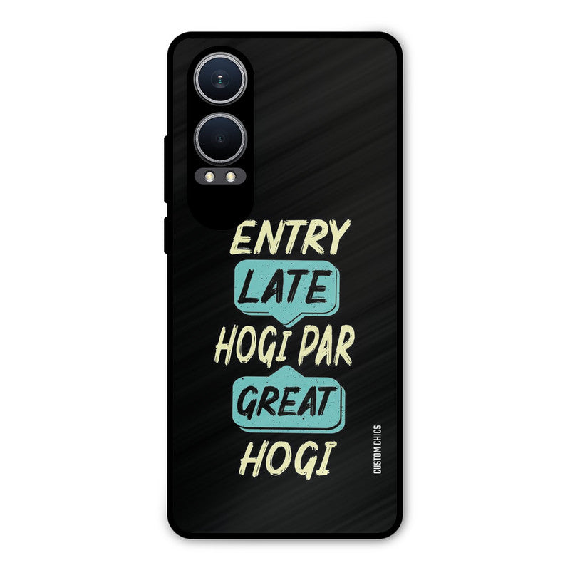 Late And Great Oneplus Nord CE4 Lite Mobile Back Cover - Typography PrintShield Case