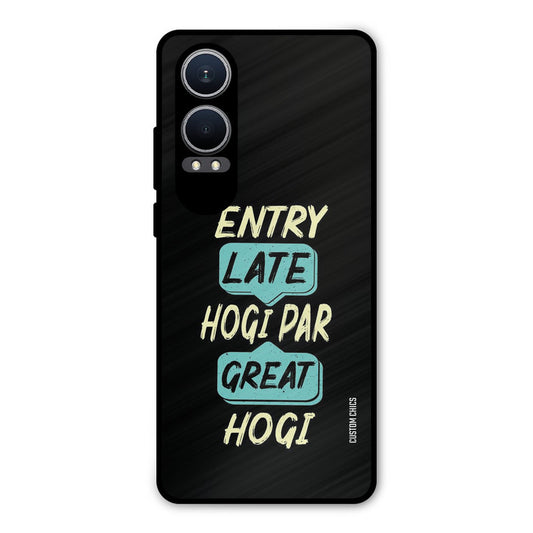 Late And Great Oneplus Nord CE4 Lite Mobile Back Cover - Typography PrintShield Case