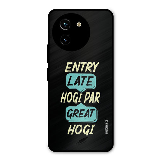Late And Great Vivo Y200i Mobile Back Cover - Typography PrintShield Case