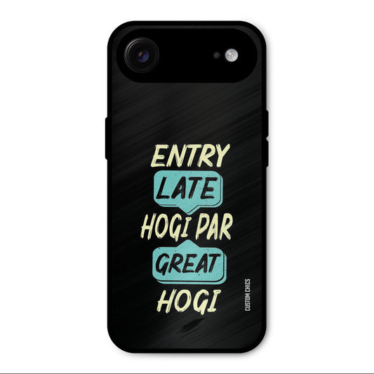 Late And Great iPhone Air Mobile Back Cover - Typography PrintShield Case