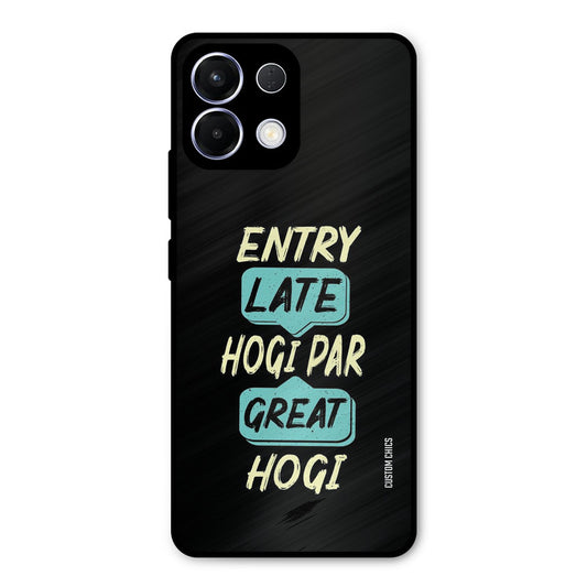 Late And Great Oppo K13 5G Mobile Back Cover - Typography PrintShield Case