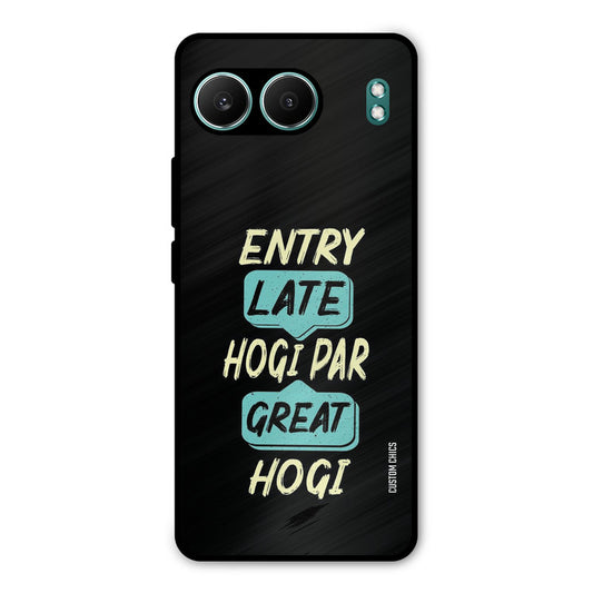 Late And Great OnePlus Nord 4 Mobile Back Cover - Typography PrintShield Case