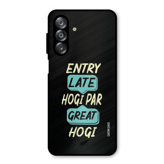 Late And Great Samsung Galaxy A26 Mobile Back Cover - Typography PrintShield Case