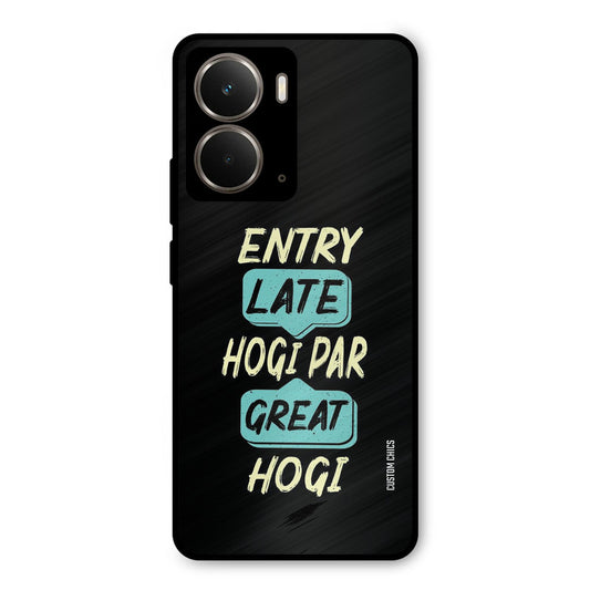 Late And Great Realme P3 Mobile Back Cover - Typography PrintShield Case