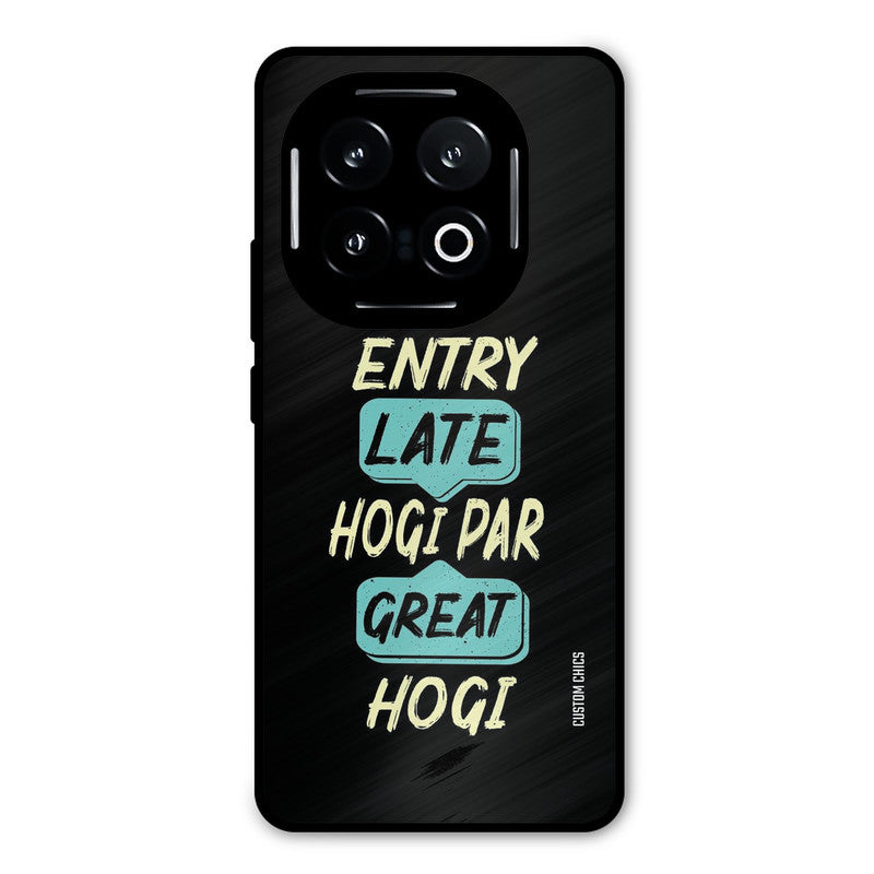 Late And Great iQOO 13 Mobile Back Cover - Typography PrintShield Case