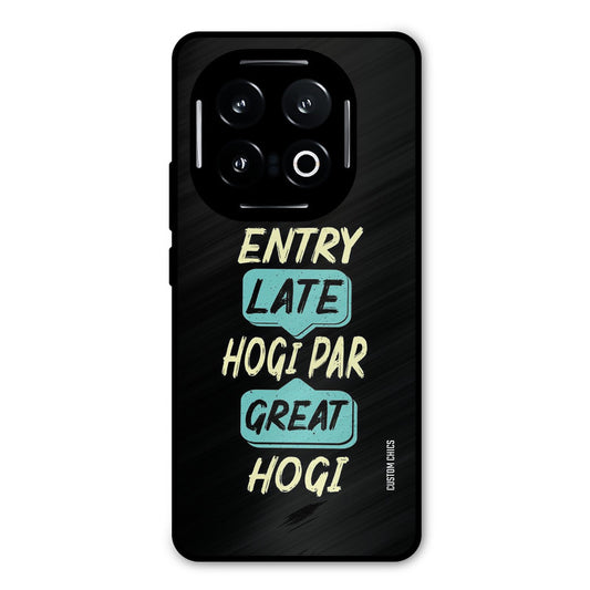 Late And Great iQOO 13 Mobile Back Cover - Typography PrintShield Case