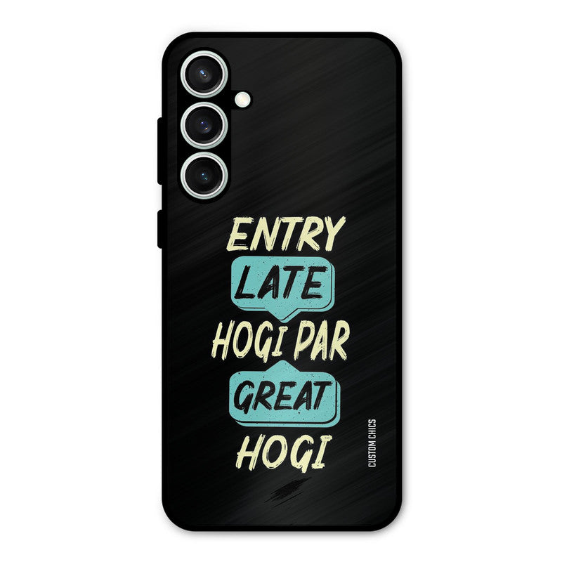 Late And Great Samsung Galaxy S23 Mobile Back Cover - Typography PrintShield Case