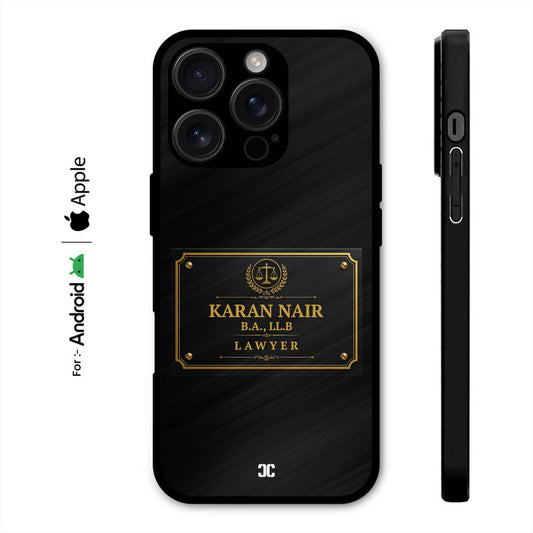 Lawyer Name Case Case – Premium PrintShield Mobile Cover