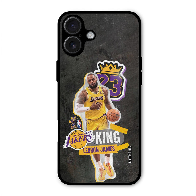 Lebron James  iPhone 16 Plus Mobile Back Cover - Sports PrintShield Case