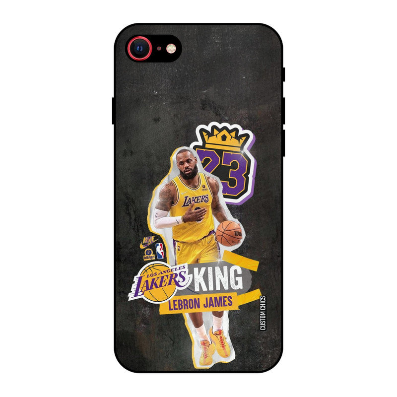 Lebron James iPhone SE 2020 Mobile Back Cover - Sports PrintShield Case