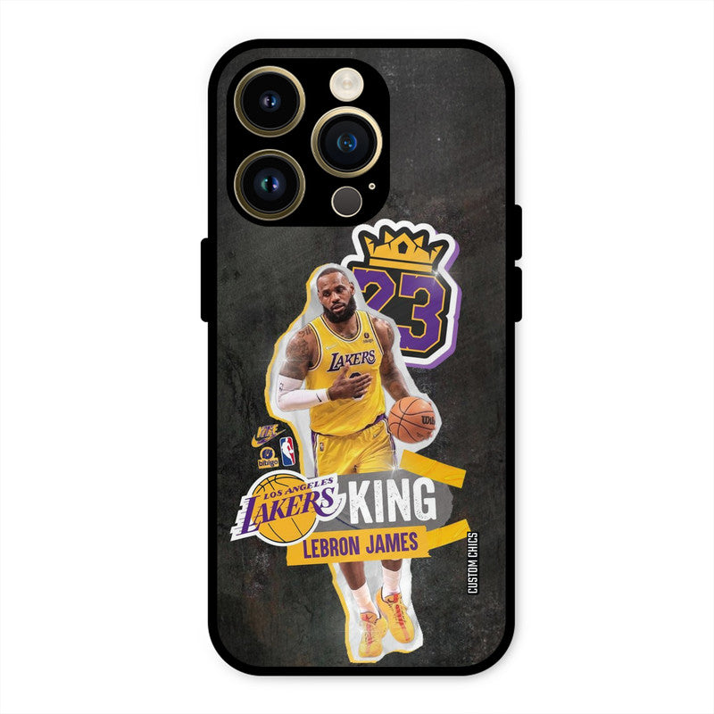 Lebron James  iPhone 14 Pro Mobile Back Cover - Sports PrintShield Case
