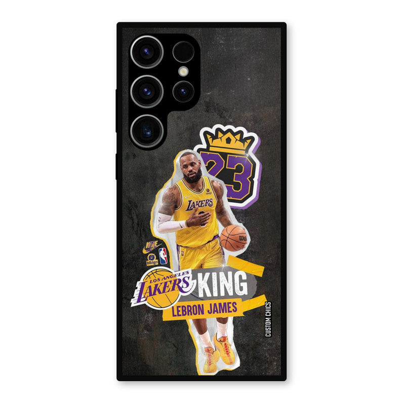 Lebron James Samsung Galaxy S23 Ultra Mobile Back Cover - Sports PrintShield Case