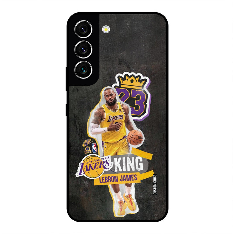 Lebron James Samsung Galaxy S22 Mobile Back Cover - Sports PrintShield Case