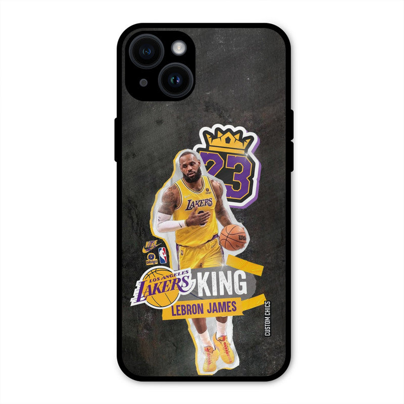 Lebron James  iPhone 14 Plus Mobile Back Cover - Sports PrintShield Case