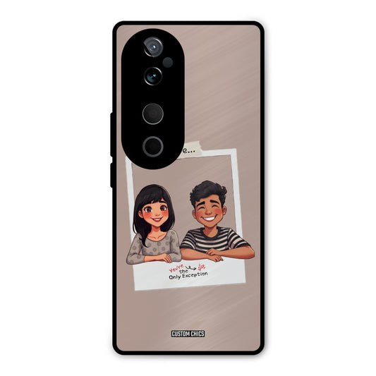 Love Card Vivo V40 Mobile Back Cover - Cute PrintShield Case
