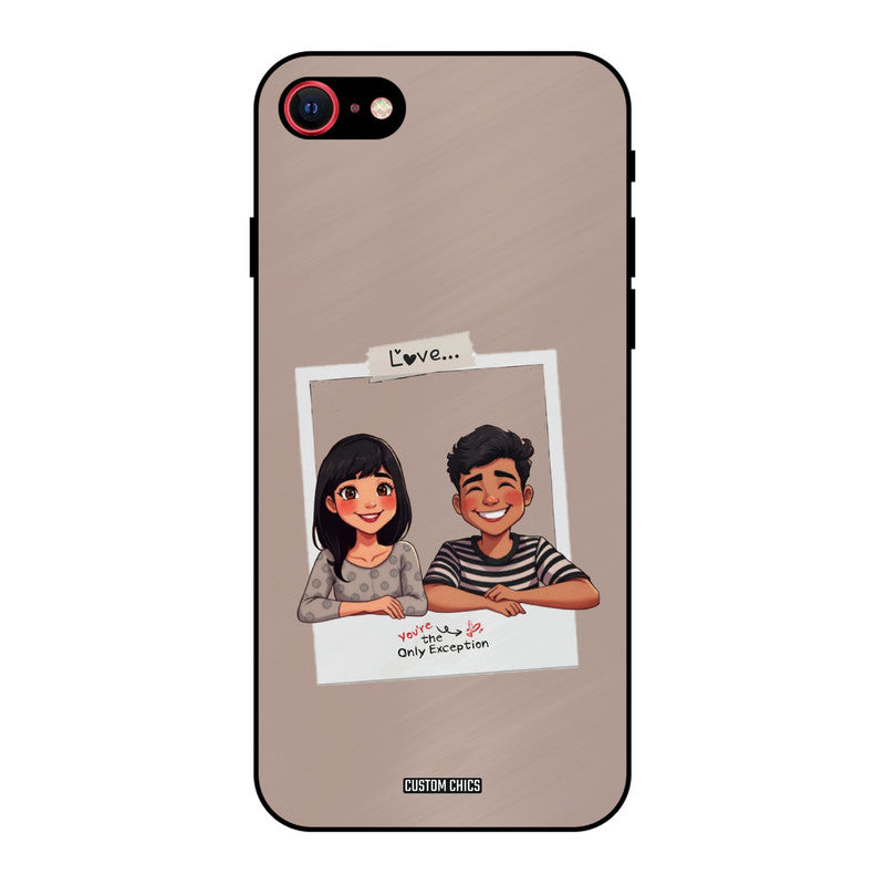 Love Card iPhone SE 2020 Mobile Back Cover - Cute PrintShield Case