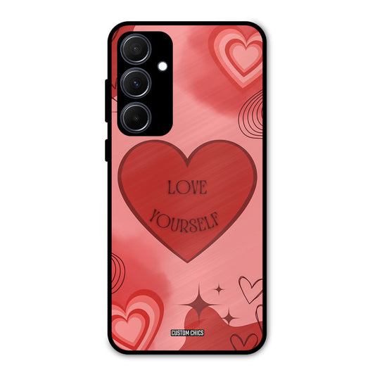 Love Yourself Samsung Galaxy A35 5G Mobile Back Cover - Cute PrintShield Case