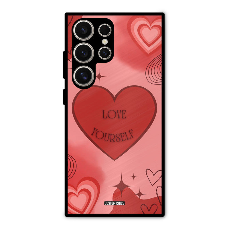Love Yourself Samsung Galaxy S24 Ultra Mobile Back Cover - Cute PrintShield Case