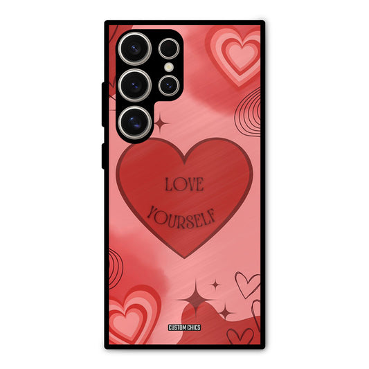 Love Yourself Samsung Galaxy S24 Ultra Mobile Back Cover - Cute PrintShield Case