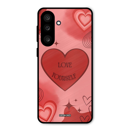 Love Yourself Samsung Galaxy M56 Mobile Back Cover - Cute PrintShield Case