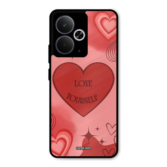 Love Yourself Realme 14T Mobile Back Cover - Cute PrintShield Case